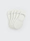 Women's Plain Invisible Socks - 5-Pack
